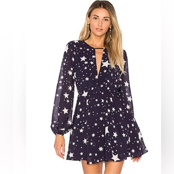 Lover and friends x revolve Lana star print dress
